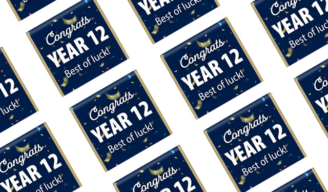 Flying Confetti Graduation Mini Chocolates
