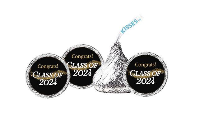 Gold Dust Graduation Custom Hershey's Kisses