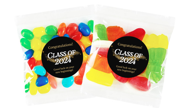 Gold Dust Personalised Graduation Lolly Bags