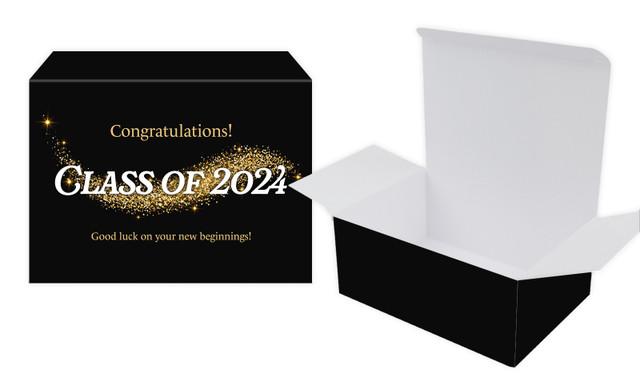 Gold Dust Personalised Graduation Tuck Gift Box
