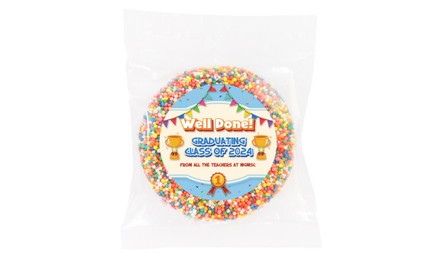 Primary School Graduation Personalised Chocolate Freckle