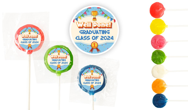 Primary School Personalised Graduation Mini Pops