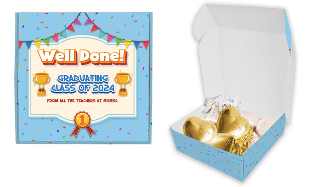 Primary School Personalised Graduation Hugs & Kisses Box