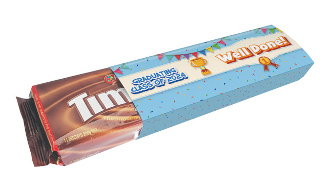 Primary School Personalised Graduation Pack Of Tim Tams