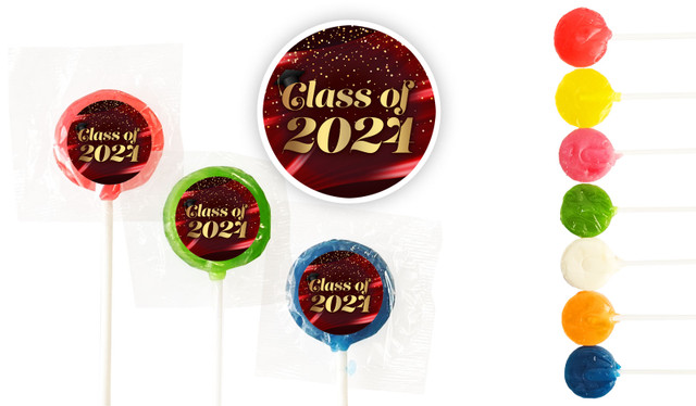 Red Curtain Personalised Graduation Mini Pops