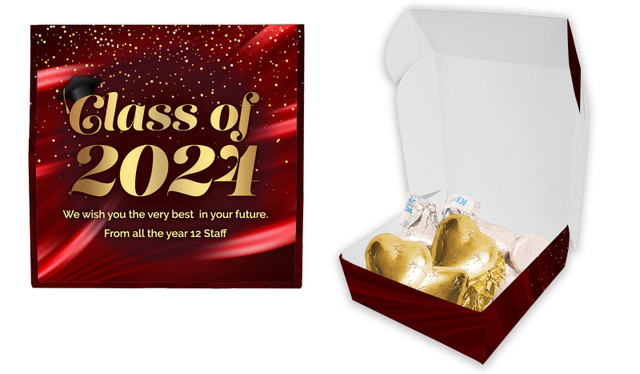 Red Curtain Personalised Graduation Hugs & Kisses Box