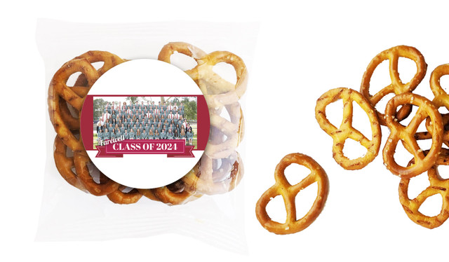 Banner Personalised Graduation Bag Of Pretzels