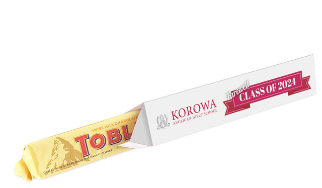 Banner Personalised Graduation Toblerone Bar Box