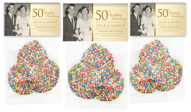 Add A Photo Anniversary Personalised Speckle Bag