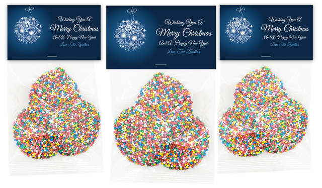 Blue Ornament Speckle Bag