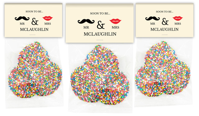Mr And Mrs Engagement Personalised Speckle Bag