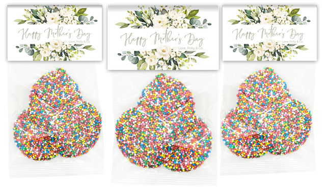 White Roses Mother's Day Personalised Speckle Bag