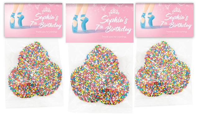 Ballet Shoes Personalised Speckle Bag