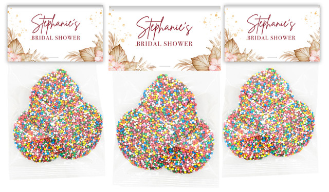 Tropical Personalised Bridal Shower Speckle Bag