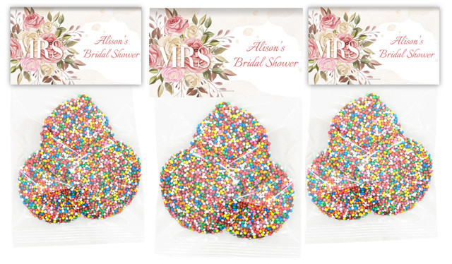 Mrs Floral Personalised Bridal Shower Speckle Bag