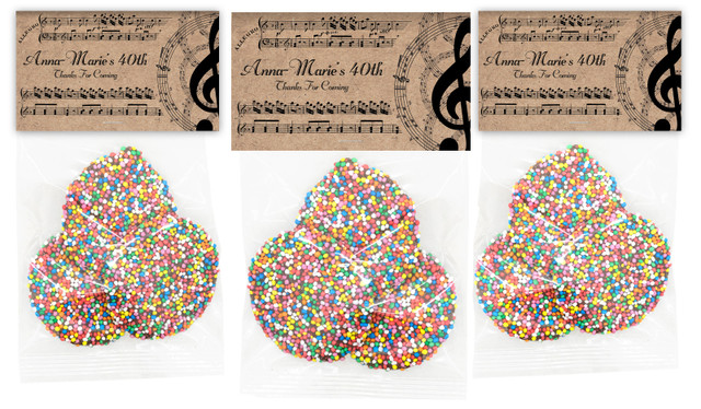 Music Notes Personalised Speckle Bag