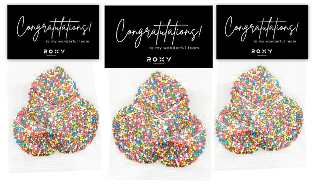 Signature Black Congratulations Personalised Speckle Bag
