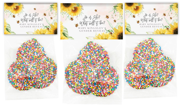 Honey Bee Gender Reveal Speckle Bag