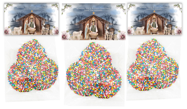Nativity Scene Christmas Custom Speckle Bag
