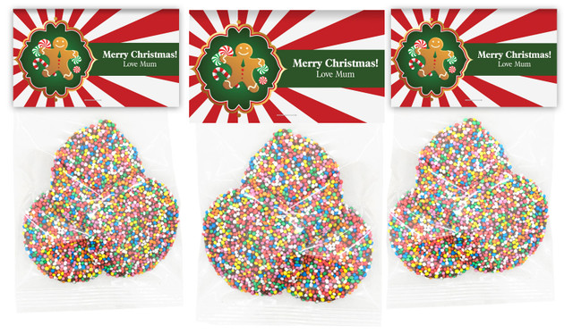 Gingerbread Man Personalised Speckle Bag