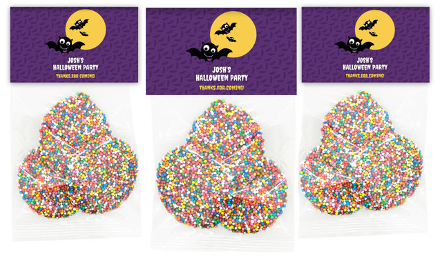 Bat Tombstone Personalised Halloween Speckle Bag