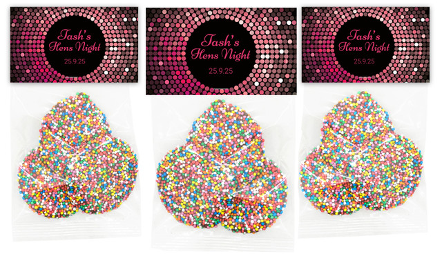 Pink Disco Personalised Hens Night Speckle Bag