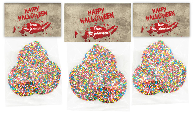 Blood Splatter Personalised Halloween Speckle Bag