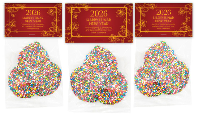 Cherry Blossoms Chinese New Year Personalised Speckle Bag