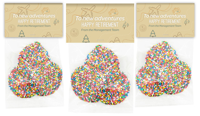 Travel Map Retirement Personalised Speckle Bag