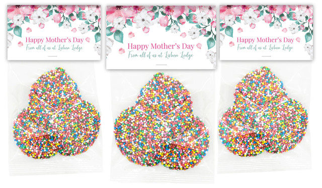Falling Petals Mother's Day Personalised Speckle Bag