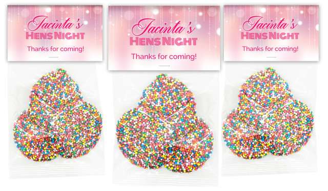Pink Glam Hens Night Personalised Speckle Bag