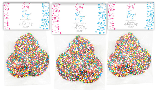 Confetti Gender Reveal Speckle Bag