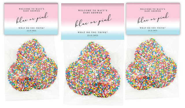 Gradient Gender Reveal Speckle Bag