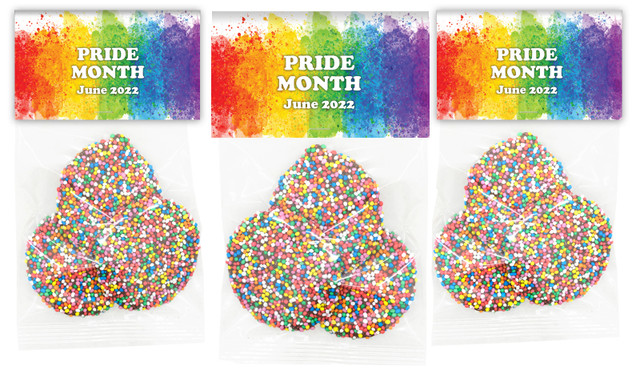 Painted Rainbow Pride Personalised Speckle Bag