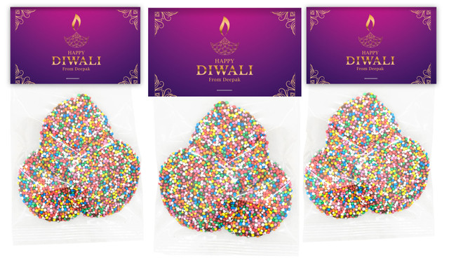 Purple Diwali Speckle Bag