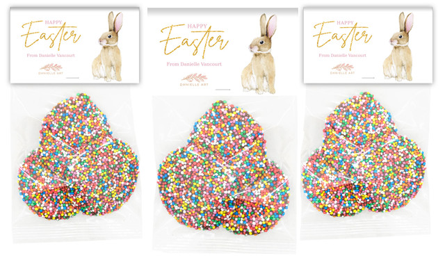 Perfect Bunny Personalised Easter Speckle Bag