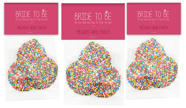 Bride To Be Personalised Hens Night Speckle Bag