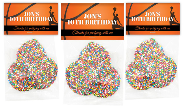 Basketball Birthday Personalised Speckle Bag