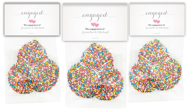 Flowing Words On Canvas Engagement Speckle Bag