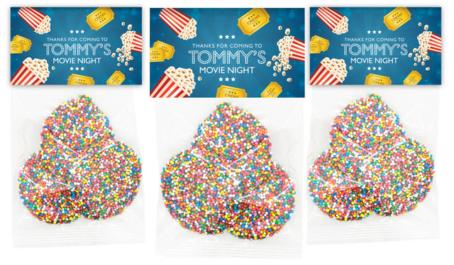 Movie Night Personalised Speckle Bag