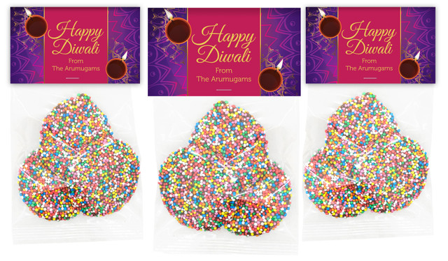 Bold Stripe Diwali Personalised Speckle Bag