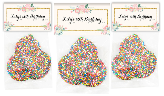 Spring Florals Personalised Speckle Bag