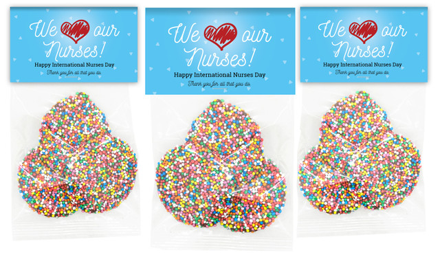 We Love Our Nurses Personalised Speckle Bags