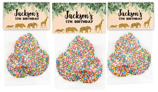 Jungle Gold Birthday Custom Speckle Bags