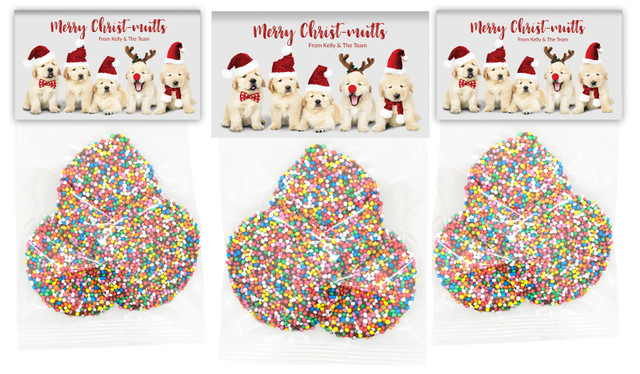 Gorgeous Puppies Christmas Custom Speckle Bag