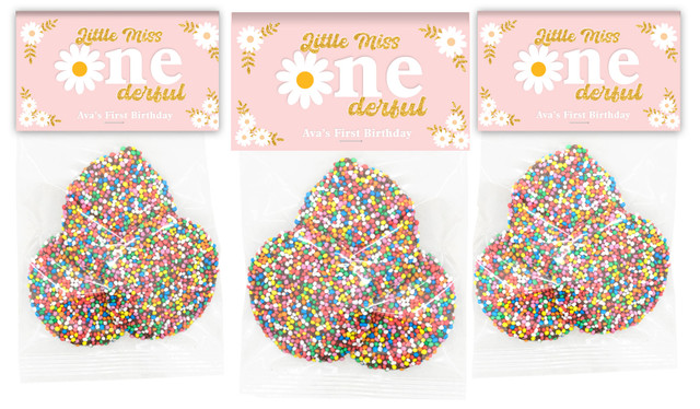 Little Miss Onederful Personalised 1st Birthday Speckle Bag