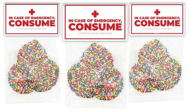 Emergency Consume Personalised Speckle Bags