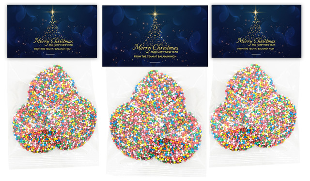 Blue Night Custom Christmas Speckle Bag