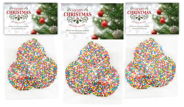 Bokeh Tree Custom Christmas Speckle Bag