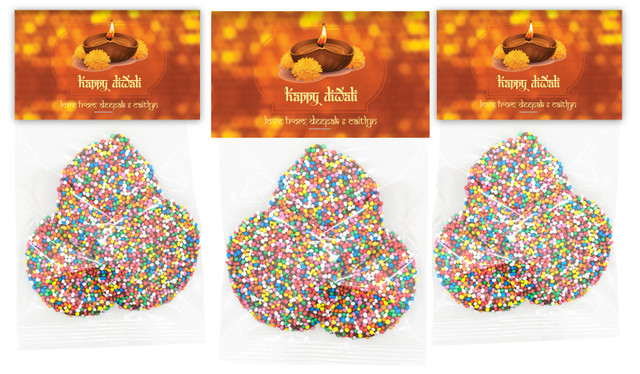Bokeh Candle Diwali Personalised Speckle Bag